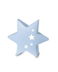 Urna estrella bebé azul claro